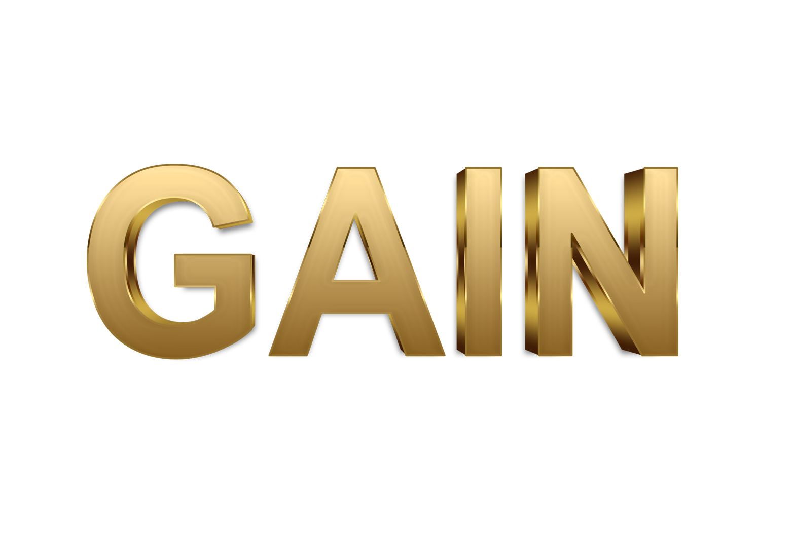 Gain word png, Gain png, word Gain gold text typography PNG images Gain png transparent background
